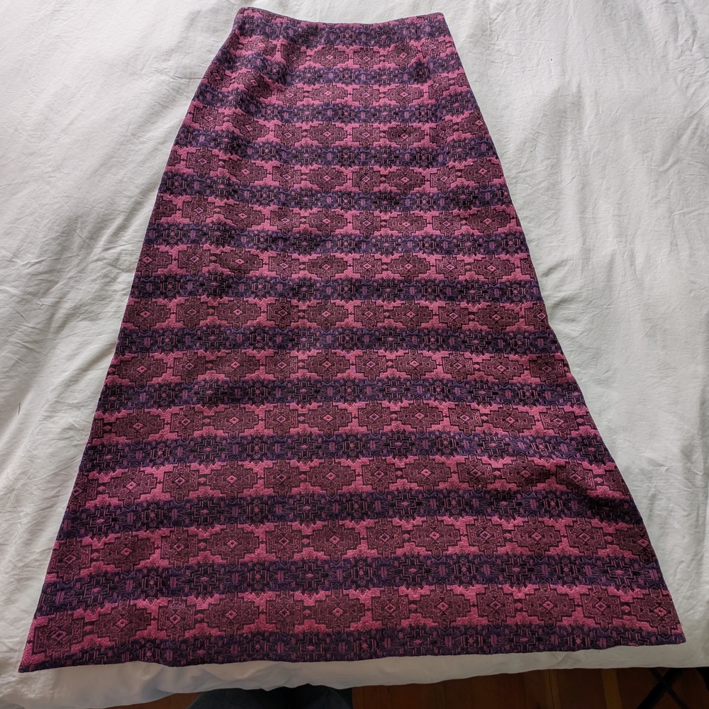 ✨ Handmade 1970s Boho Maxi Skirt ✨